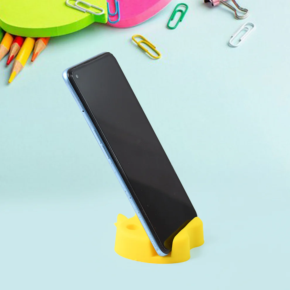 Apple Shape Mobile Stand with Pen Holder Multi Functional