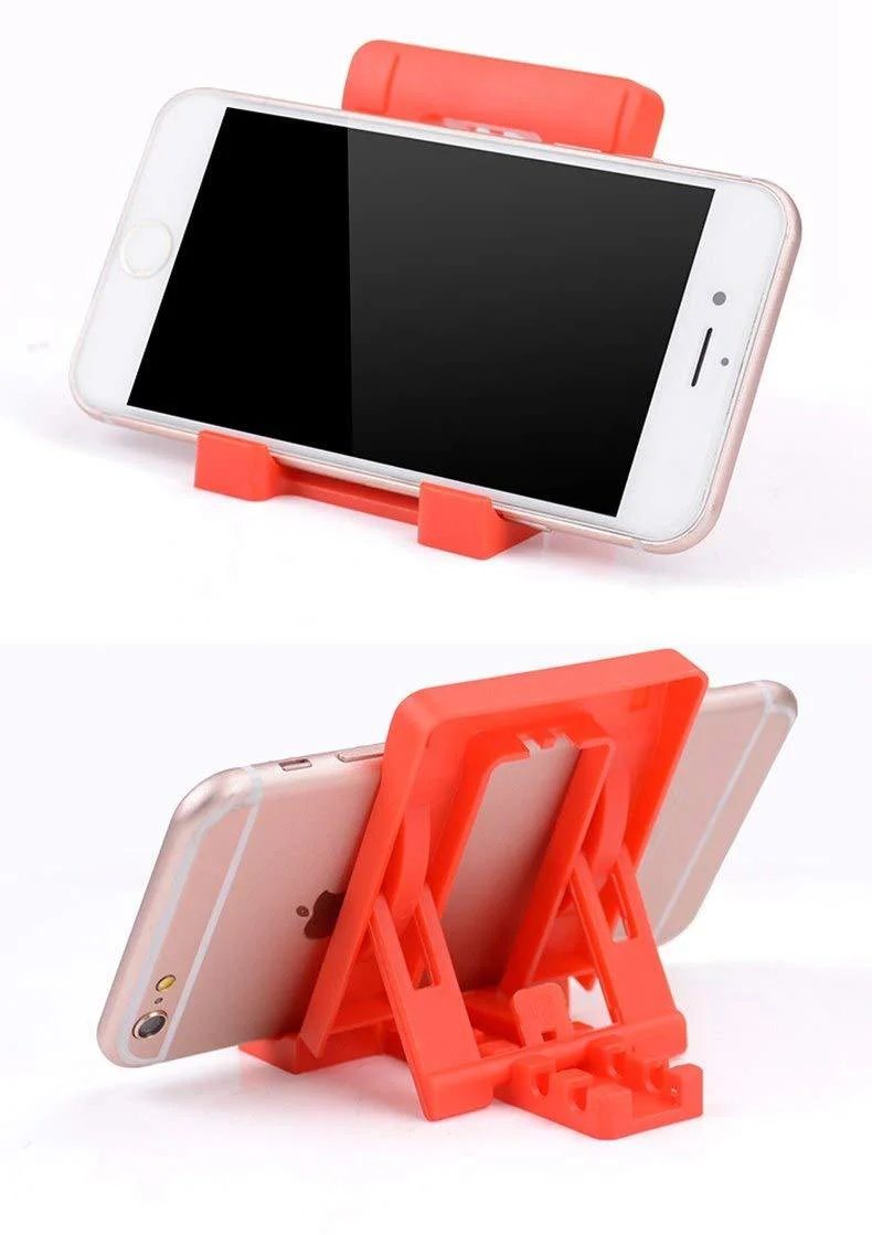 Adjustable 4 Step Foldable Mobile Phone Stand Holder