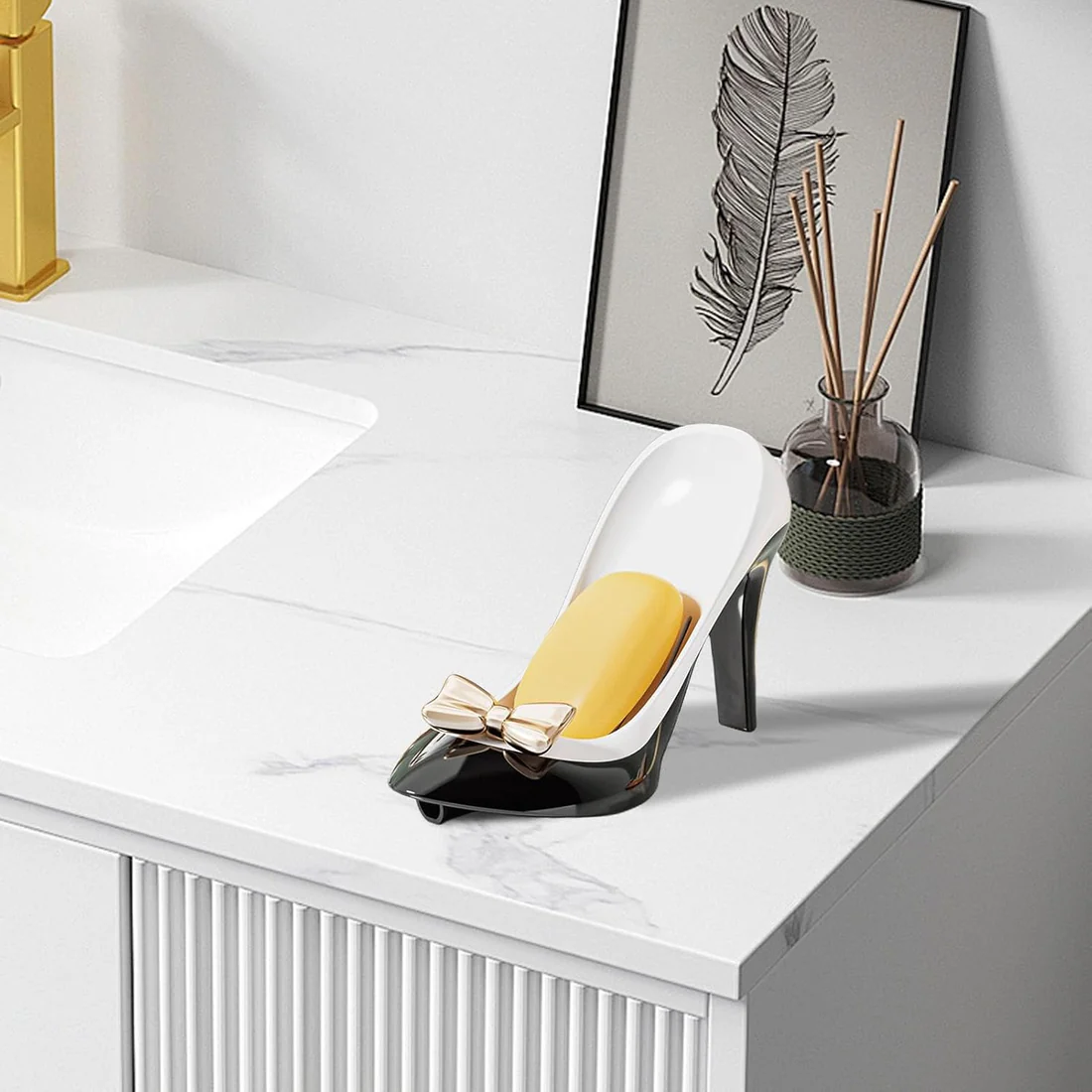 Creative High Heel Shape Soap Box