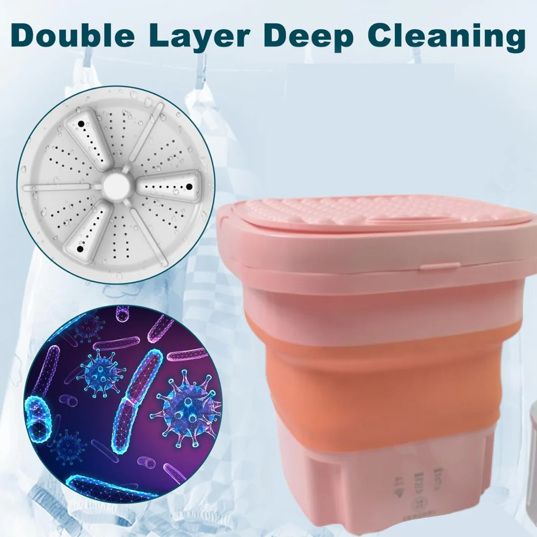 Portable Foldable Washing Machine Washer...