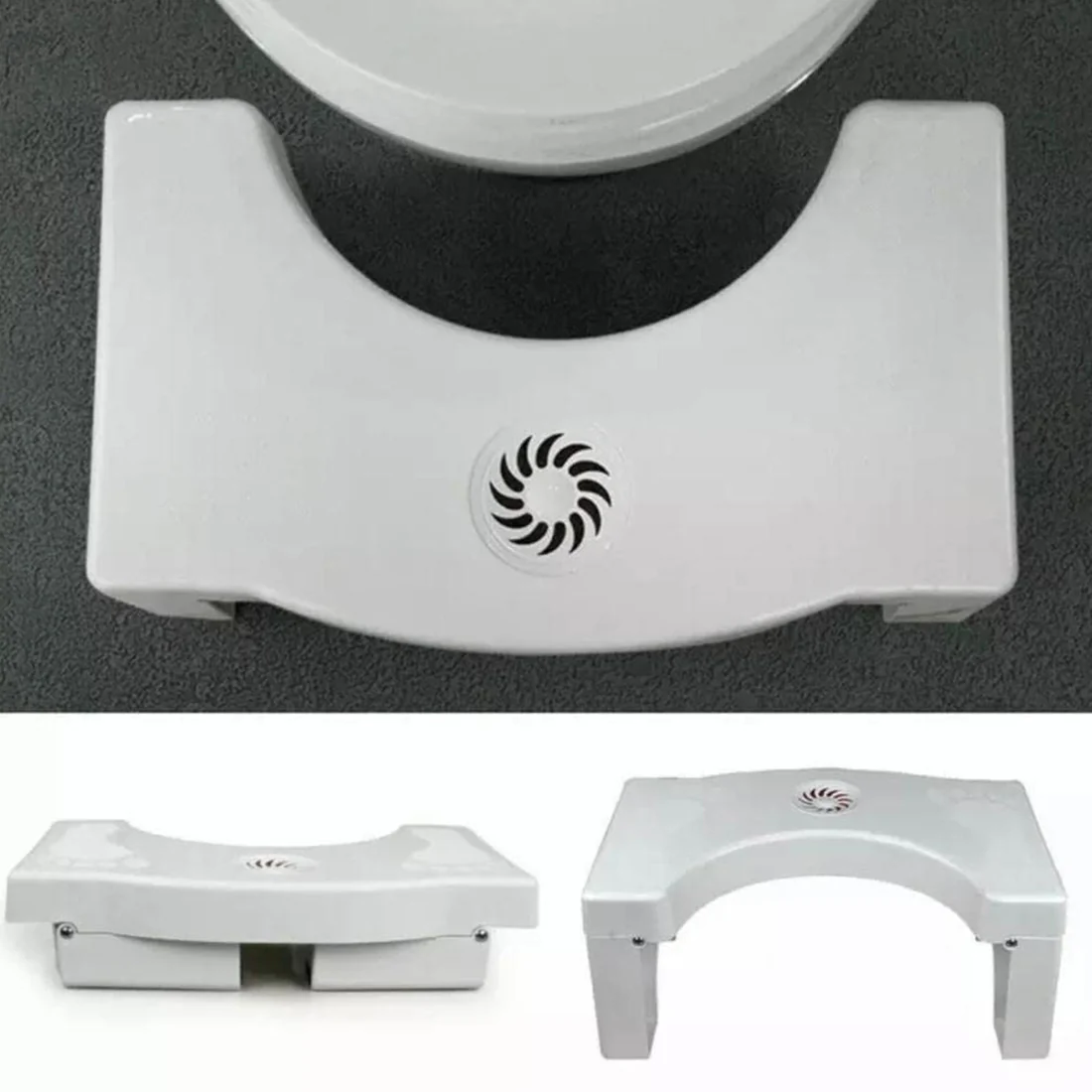 Plastic Non Slip Folding Toilet Squat Stool