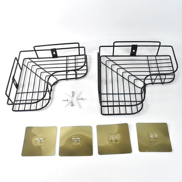 Metal Shower Shelf No Drilling Set of 2