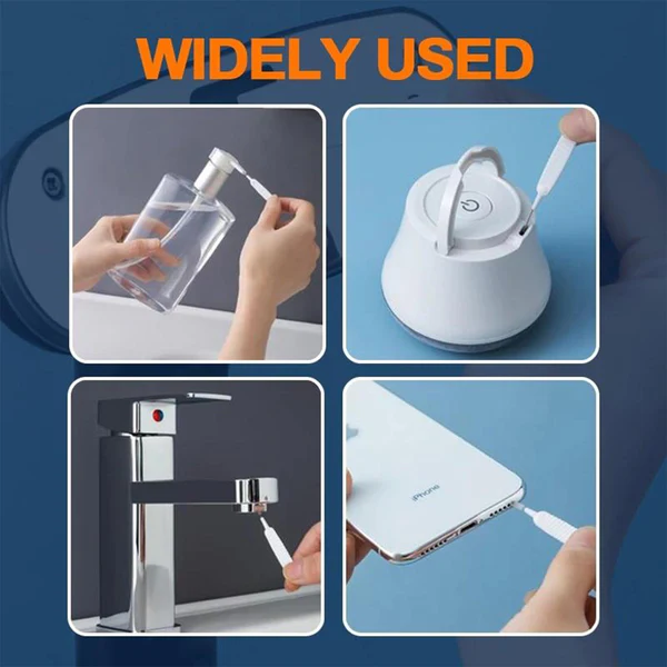 Reusable Anti Clog Shower Nozzle Cleaning Brush Set