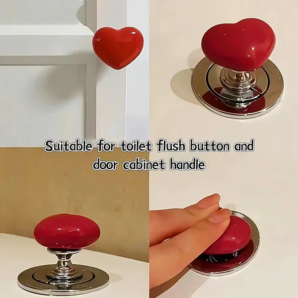 Heart Shape Cabinet Door Knob Handle