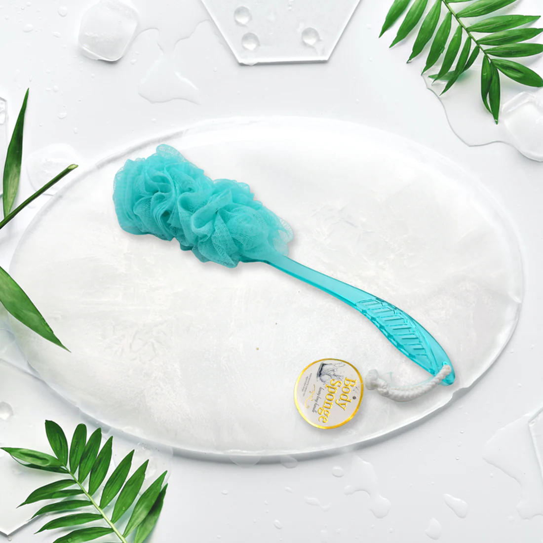 Loofah Back Scrubber Long Handle Bath Br...