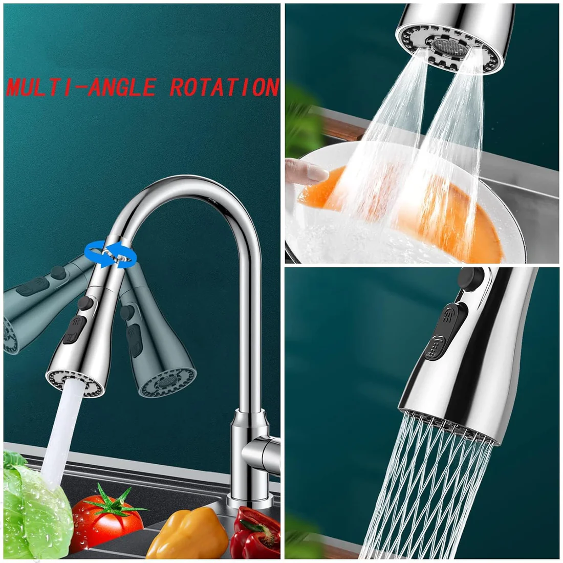 Kitchen Faucet Pull Down Sink Sprayer