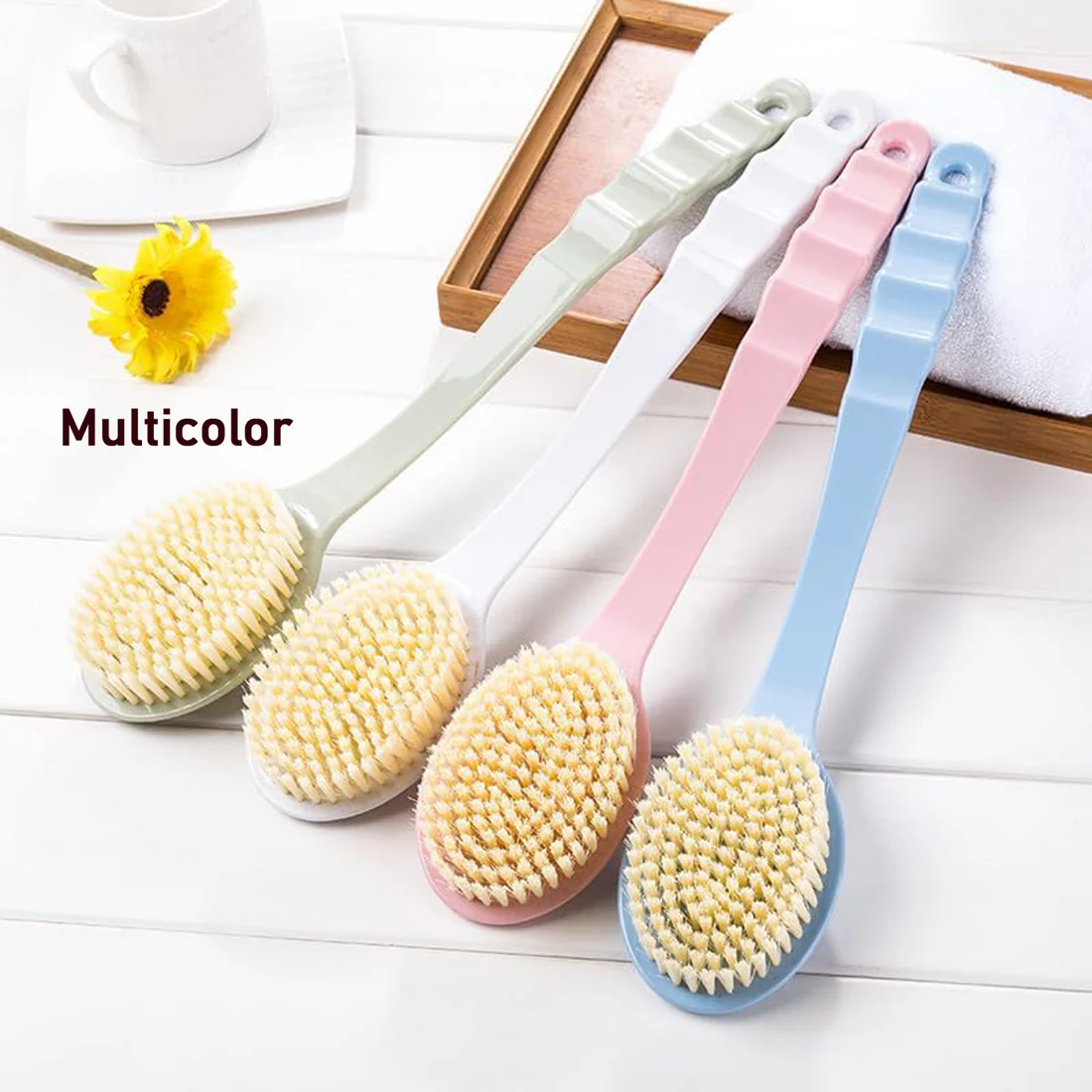 Long Handle Back Scrubber Shower Brush
