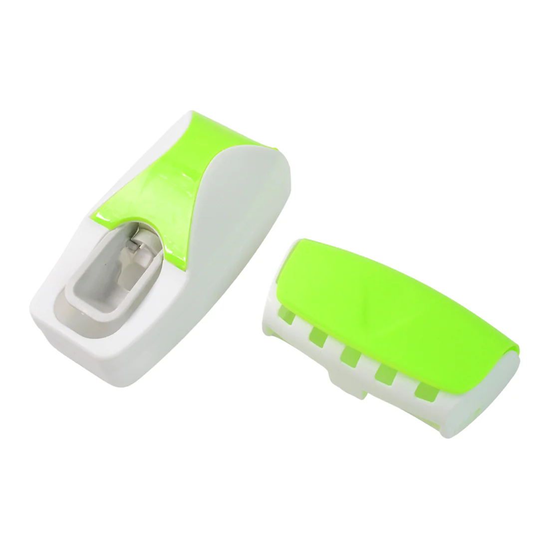 Toothpaste Dispenser with Toothbrush Holder