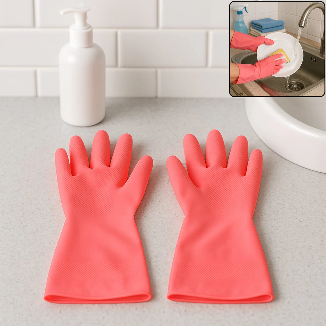 Reusable Waterproof Household Cleaning G...