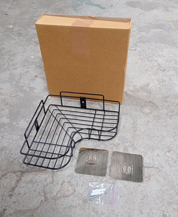 Self Adhesive Corner Shelf Organizer Rack