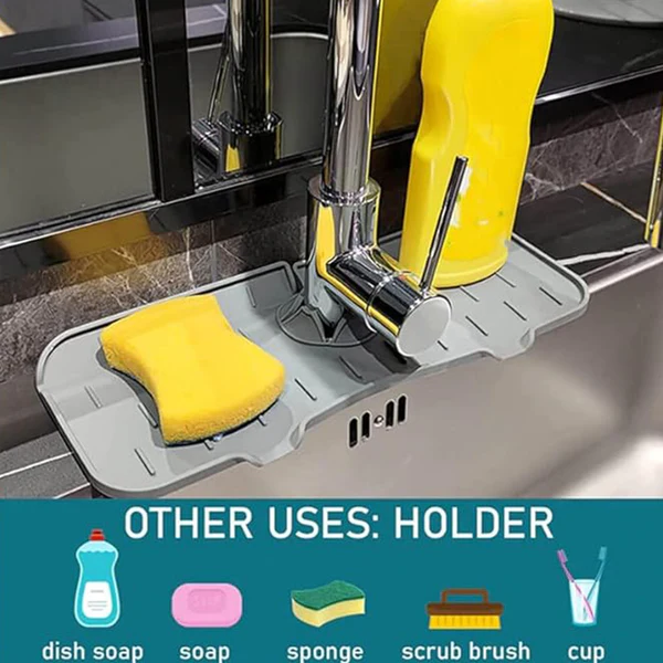 Silicone Sink Faucet Pad Splash Guard Mat