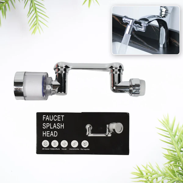 Rotating Faucet Sprayer Splash Filter He...