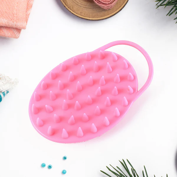 2 in 1 Silicone Soft Bristle Bath Brush