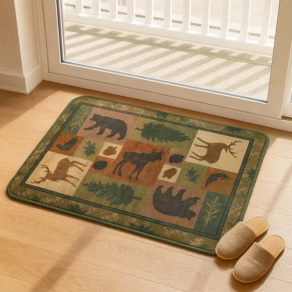 Premium Soft Anti Slip Floor Mat 80x50 c...