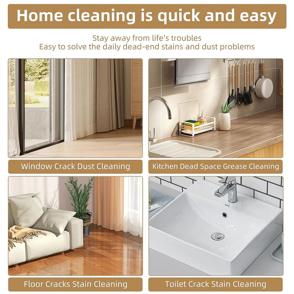 Bottle Attachable Cleaning Brush for Kitchen Bathroom