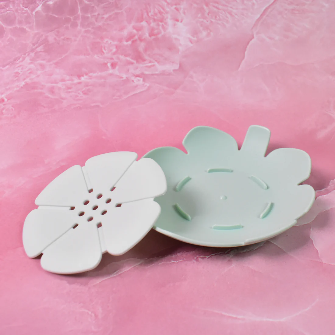 Plastic Flower Design Soap Dish Sabudani