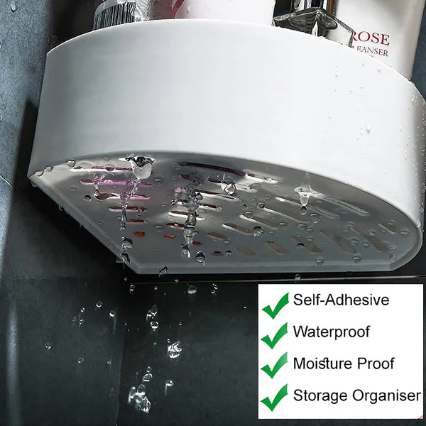 Self Adhesive Corner Shelf Shower Caddy Organizer