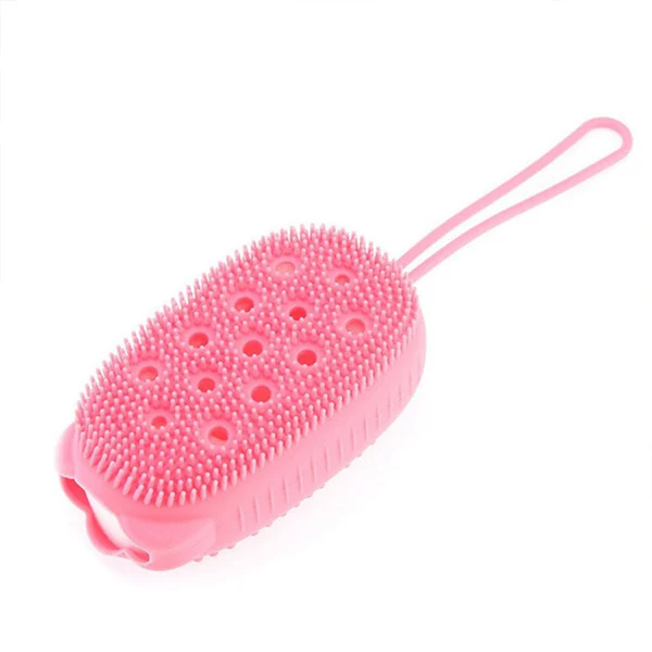 Silicone Bubble Soft Body Scrubbing Bath Brush