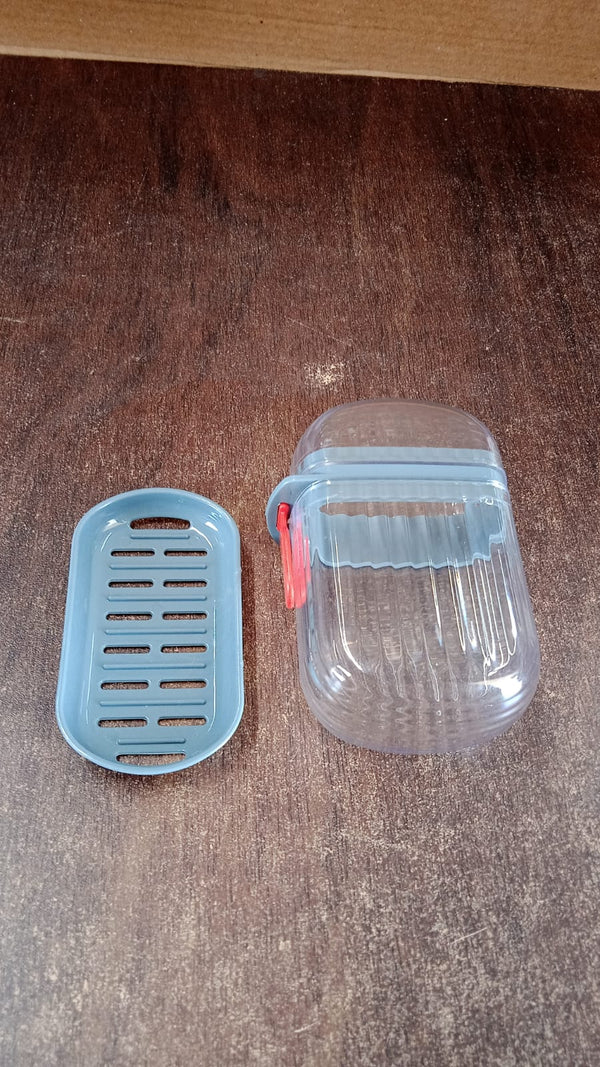 Multipurpose Soap Box Holder with Transparent Lid
