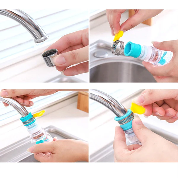 360 Degree Water Saving Faucet Splash Regulator