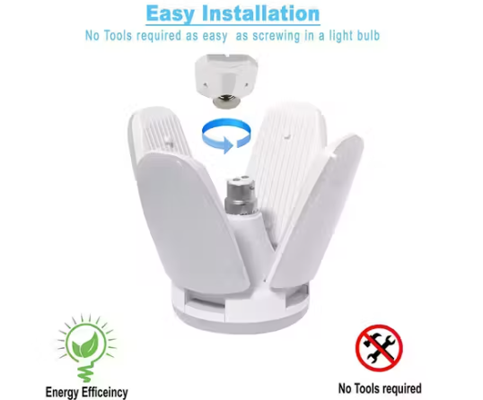 25W 4 Fan LED Decorative Bulb Light Pack of 3