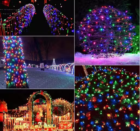 40M LED Fairy String Lights with 8 Modes for Home Decoration