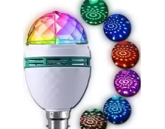 360 Degree Rotating LED Disco Bulb for P...