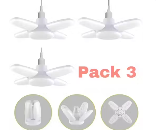 25 Watt 4 Fan LED Decorative Bulb Pack o...