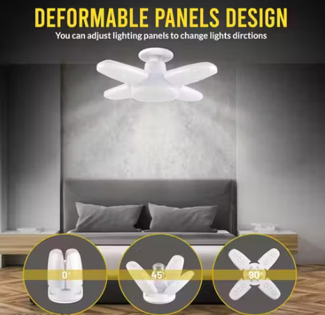 25 Watt 4 Fan LED Decorative Bulb Pack of 3