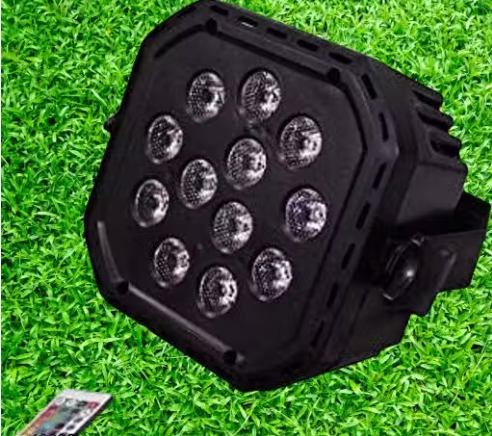 12 LED PAR DJ Light With Remote UV Color Mixing