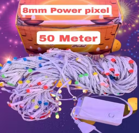 50 Meter Pixel LED Rice Light Multicolor...