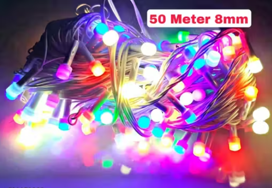 50 Meter Pixel LED Rice Light Multicolor Festival Series