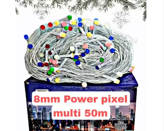 50 Meter Pixel LED Rice Light Multicolor Festival Series