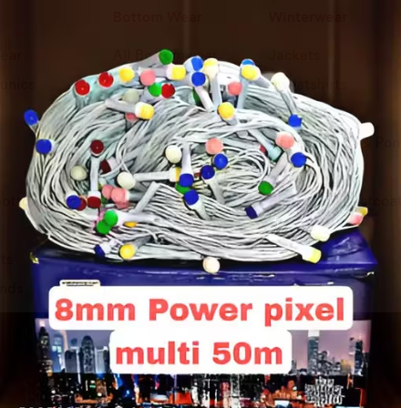 50 Meter 8mm Pixel LED Multicolor Decorative Light