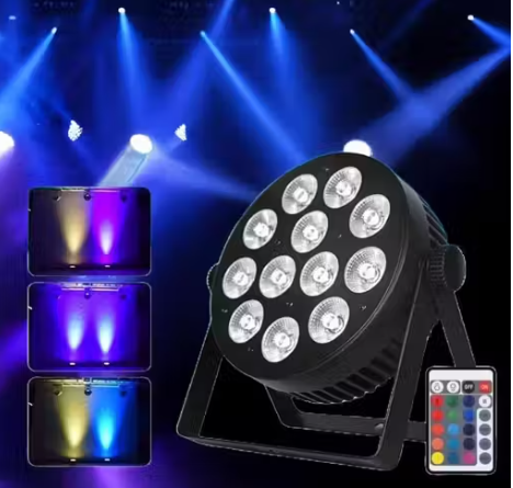 12 LED Mini DJ PAR Light With Remote Sli...
