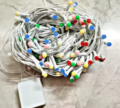 Light 50 Meter 8mm Powers pixel multicolor led string light for diwali festival.