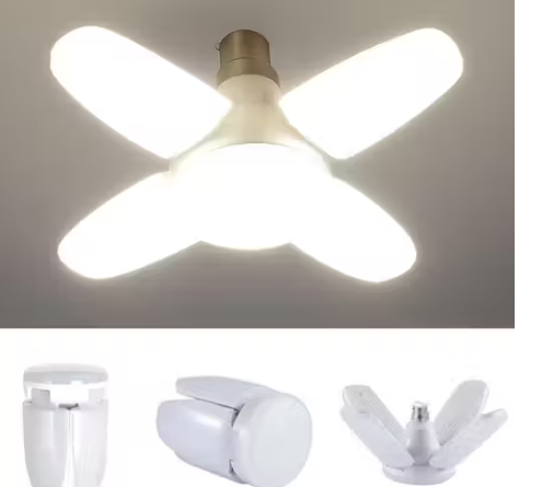 25 Watt 4 Fan LED Bulb Light For Home Decoration Pack of 3