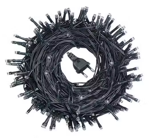 50 Meter Copper LED Serial Light With 8 Lighting Modes For Festivals