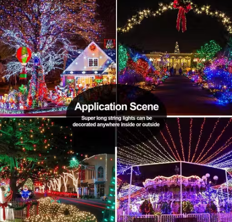 50 Meter Pixel Multicolor LED Rice Light Actual Length 45 Meter