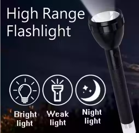 Rechargeable Ultra Bright LED Torch With Long Range Dual Mode