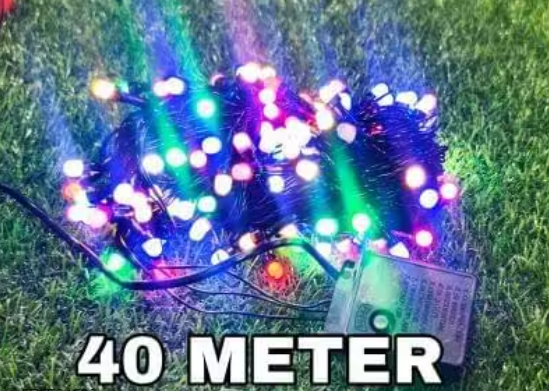 40 Meter Flexible Copper LED Rice Light With Multi Mode Controller