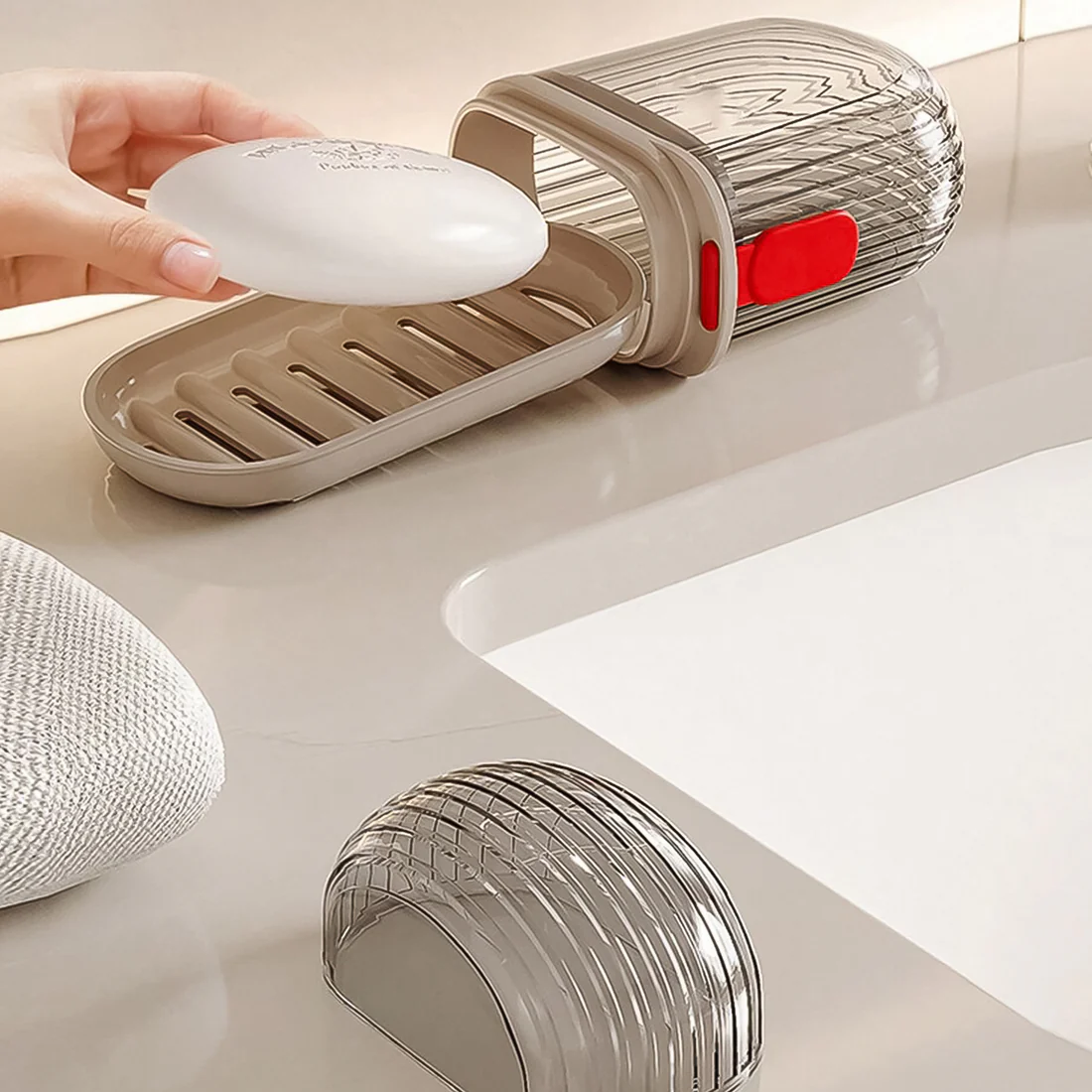 Travel Soap Box with Color Box Sabudani