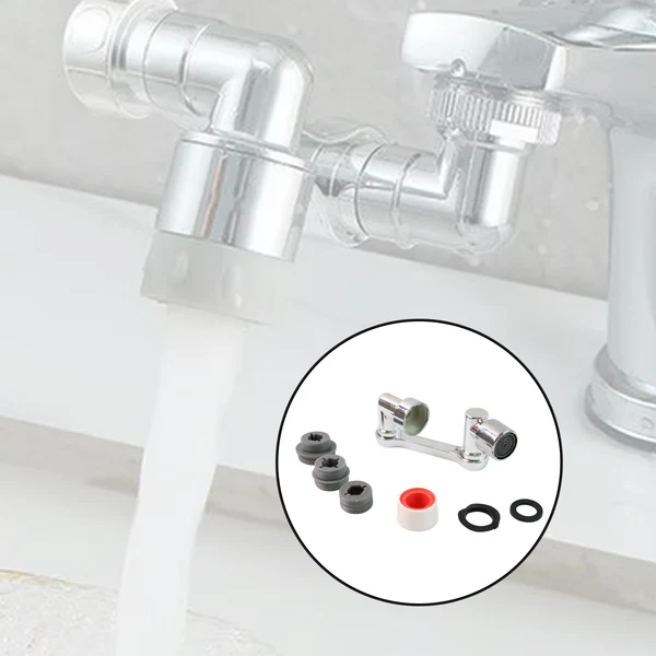 Universal Rotating Faucet Splash Head Set