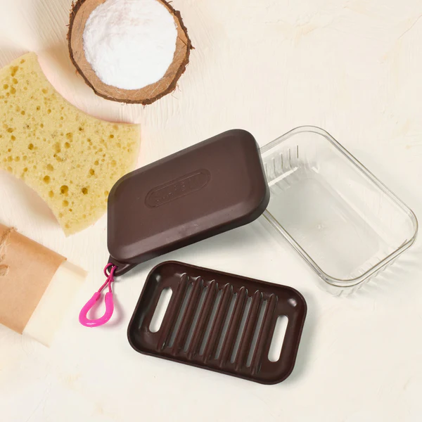 Bathroom Travel Plastic Soap Box with Lid