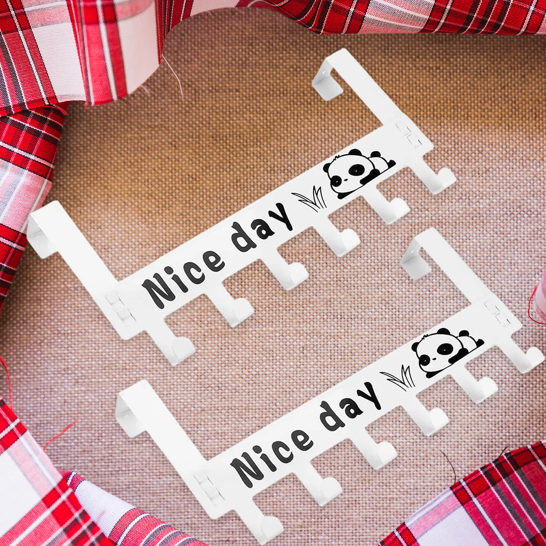 Heavy Duty Carbon Steel Door Hook Rack 6...