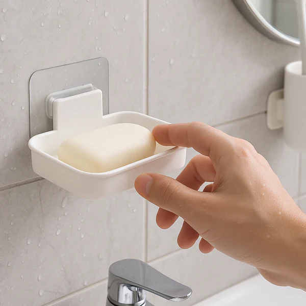 Self Adhesive Wall Mounted Soap Dish Holder