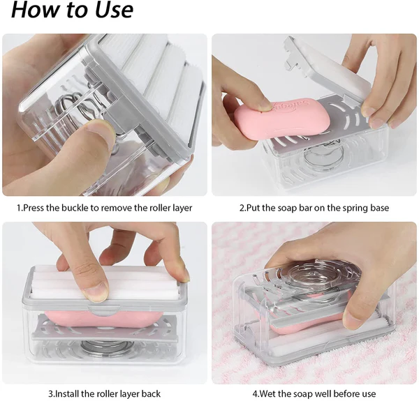 2 in 1 Soap Roller with Storage Case