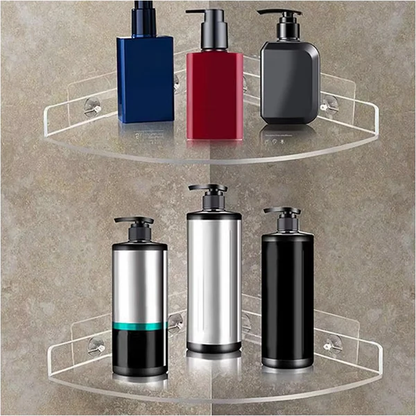 Plastic Bathroom Corner Shelf Rack Set of 3