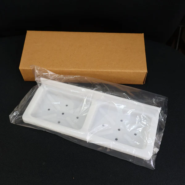 Wall Mounted Double Compartment Soap and Sponge Holder