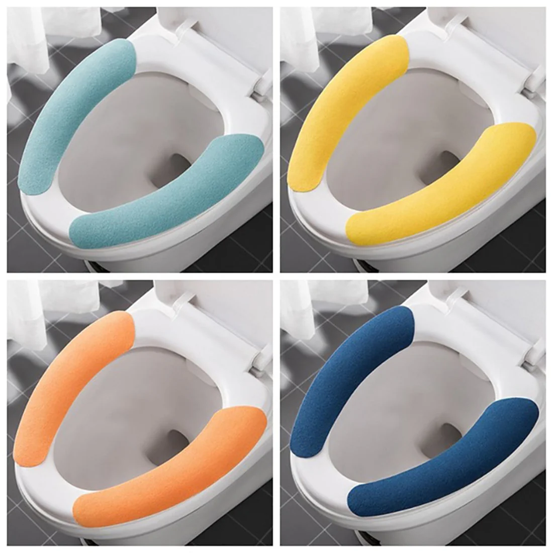 Soft Warm Washable Toilet Seat Cover Cus...